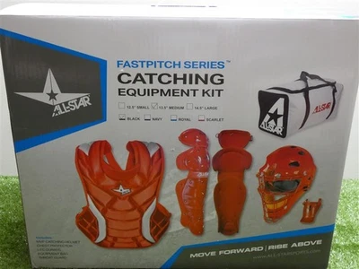 All-Star Fastpitch серии софтбол кэтчер набор средний 13,5» черный новый - Изображение 1 из 4