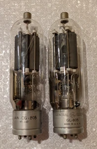 VT-143 / 805 GE JAN-CG-805 Coppia tubi industriali MILSPEC abbinati piastra nera #4 - Foto 1 di 17