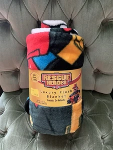 Manta de felpa Fisher Price Rescue Heroes de colección embalaje original Billy Blazes - Imagen 1 de 5