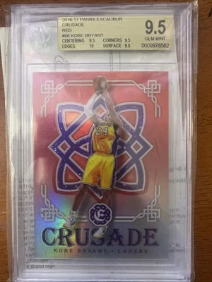 “RARE Red” panini excalibur kobe bryant - Image 1 of 2