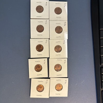 1947-D Lincoln Wheat Copper Cent Penny Uncirculated BU.    (47D-03) - Image 1 of 2