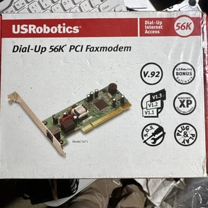 US Robotics 56K PCI Fax Modem - Vintage / Retro - Picture 1 of 5