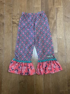 Matilda Jane Girls Size 6 Long Winters Nap Red Plaid Pajama Bottoms Christmas - Picture 1 of 6