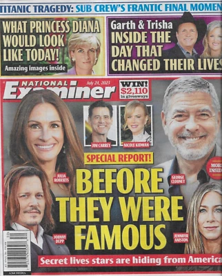 National Examiner Before Stars Were Famous Princess Diana Garth Brooks 2023 - Image 1 of 4