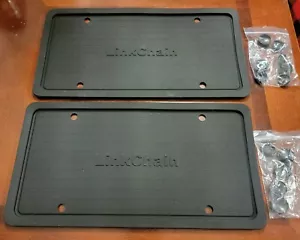 License Plate Frame, 2 PCS Silicone With Drainage Holes & Rust-Proof - Picture 1 of 2