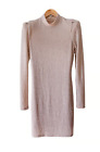 ANIYE BY Glitter Mini Party Dress Size M Made in Italy Bodycon Club RRP€220 rose