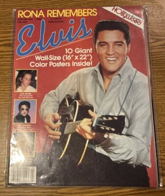 FALL 1979 WITH 10  POSTERS ELVIS MAGAZINE BARRETT HOLLYWOOD w/ Lisa Marie - Image 1 of 2