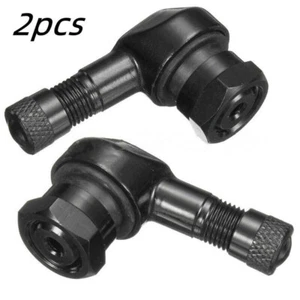 Válvula de ángulo de aluminio para moto de 2 piezas válvulas válvula de esquina válvula de neumático de 90° - Imagen 1 de 25