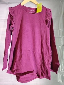 Millie Loves Lilly - Girl's Mauve Ruffle Long Shirt Purple w/ Leggings - Size 12 - Picture 1 of 4