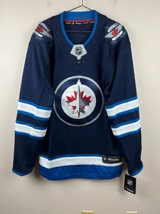 Camiseta deportiva Winnipeg Jets NHL Fanatics Breakaway para hombre talla L azul marino hogar - Imagen 1 de 9