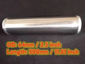 64mm 2.5" inch Straight Aluminium Turbo Intercooler Pipe Tube Tubing L= 300mm - Picture 1 of 6