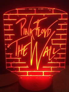 Pink Floyd LED Neon Light Sign Man Cave , Game , Bed Room ,Bar garage Rgb - Picture 1 of 6