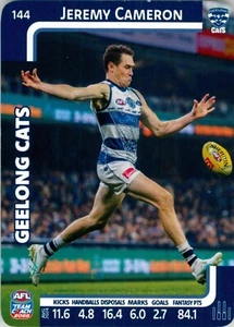 2025 Geelong Cats AFL TeamCoach Card - Jeremy Cameron - Picture 1 of 3