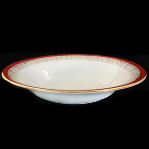 MAJESTIC RED by Royal Grafton Oval Open Vegetable Bowl NEW NEVER USED England - Picture 1 of 2