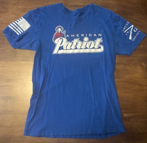 Grunt Style Shirt Adult Size Large Blue American Patriot Cotton Outdoor Tee Mens - Picture 1 of 5