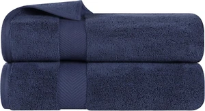 Zero Twist 100% Cotton Bath Towels, Super Soft, Fluffy and Absorbent, Premium Qu - Picture 1 of 11