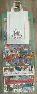 B ALTMAN & Co. Shopping Bags 5 vintage Bob Benzio Illustration Design bags - Picture 1 of 7