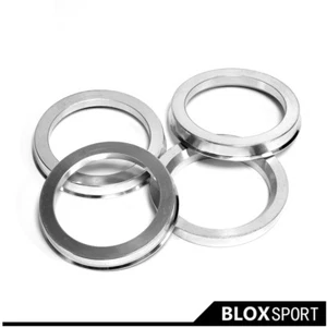 4pc 57.1-66.5 Aluminum Alloy 6030 New Wheel Hub Rings for Volkswagen Bora Caddy - Picture 1 of 12