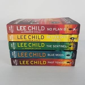 Past Blue Moon Sentinel Better Off Dead No Plan B Lee Child Jack Reacher #23-#27 - Picture 1 of 6