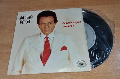 JOSE JOSE Cuando vayas conmigo 7" SPAIN SINGLE VINYL RARE 1983 MANUEL ALEJANDRO - Image 1 of 3
