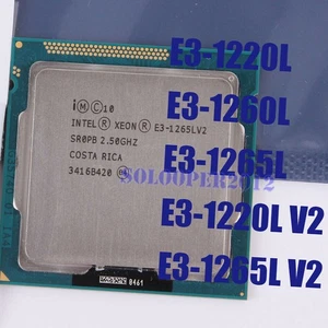 Intel Xeon E3-1220L E3-1260L E3-1265L E3-1220L V2 E3-1265L V2 CPU LGA 1155 - Picture 1 of 6