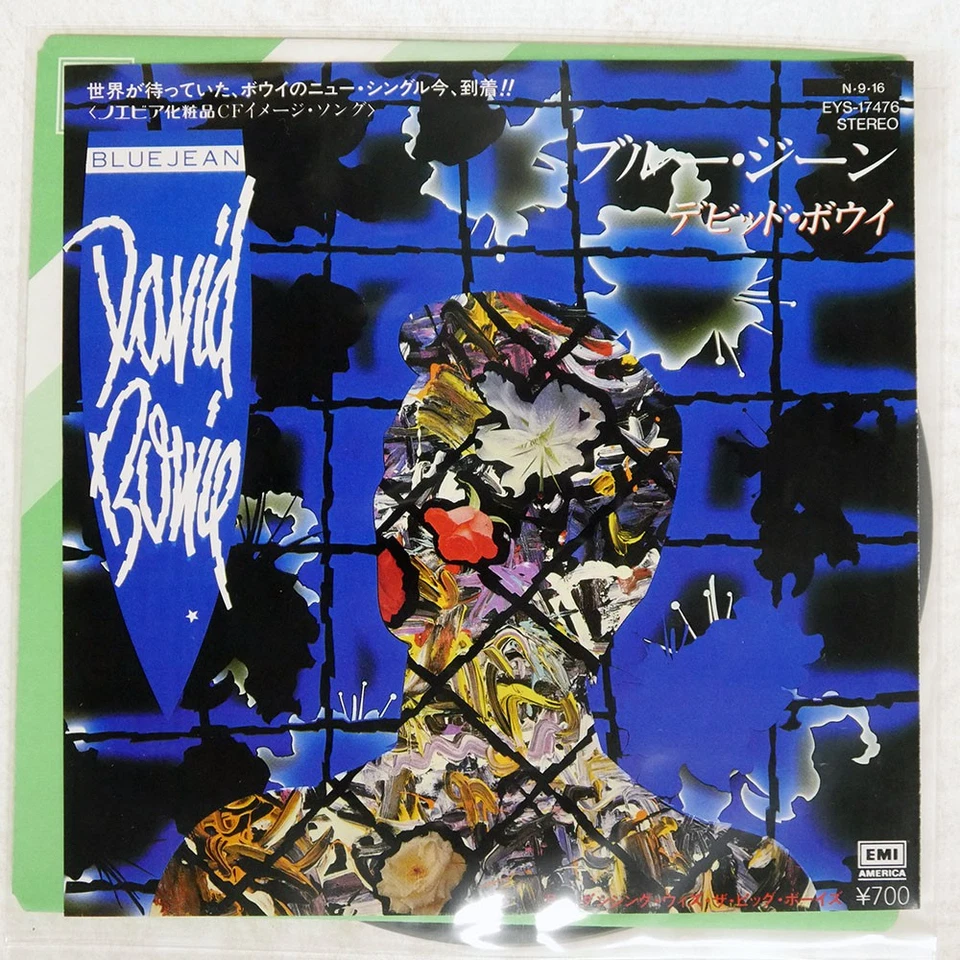 DAVID BOWIE BLUE JEAN EMI AMERICA EYS17476 Japan VINYL 7 - Image 1 of 1