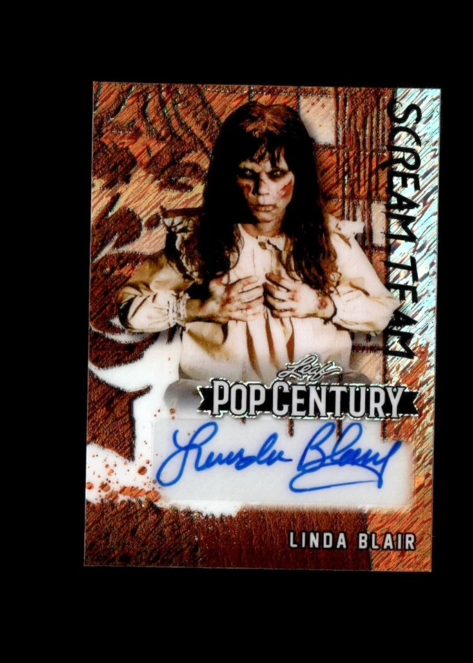 Hoja Pop Century Linda Blair Villains 2025 rojo brillo automático #2/3 exorcista como nuevo Foto 1 de 3
