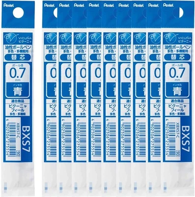 Repuesto Bolígrafo Multifuncional Pentel Vicuña 0.7mm XBXS7-C Azul 10 Piezas Foto 1 de 4