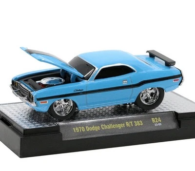 DODGE Challenger R/T 383 - 1970 - blue - M2 1:64 - Immagine 1 di 4