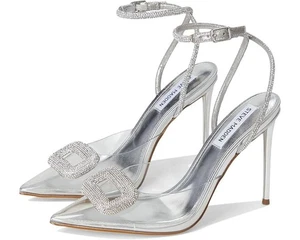 Steve Madden Clear Crystal Vienna Pumps Stiletto Größe 8,5 neu 120 $ - Bild 1 von 10