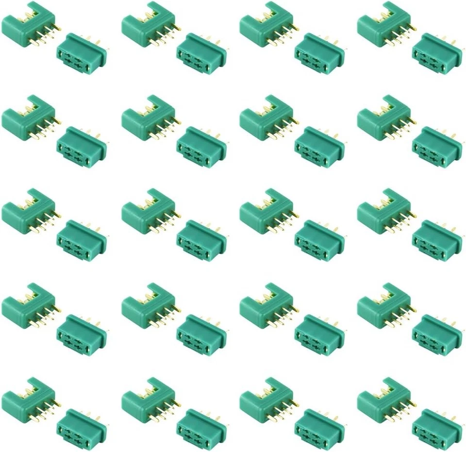 20 Pairs MPX Multiplex Connectors 6 Pin Plug Male and Female for RC LiPo...  - Image 1 of 4