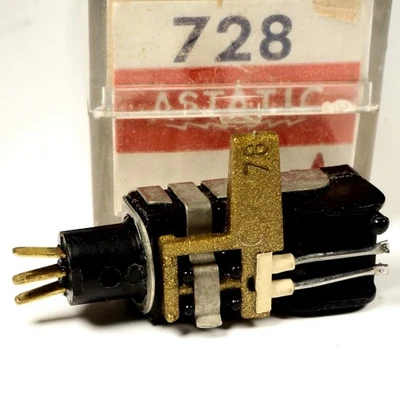 NOS Tested Astatic 728 Cartidge & Needle Euphonics U-12-5 VM 33701 EV 229 - Image 1 of 4