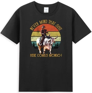 Never Mind That Sh it Here Comes Mongo Humor Quote Vintage Men's T-Shirt - Picture 1 of 5