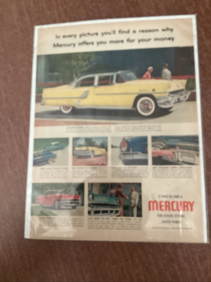 Mercury Vintage Magazine Advertisement - Image 1 of 1