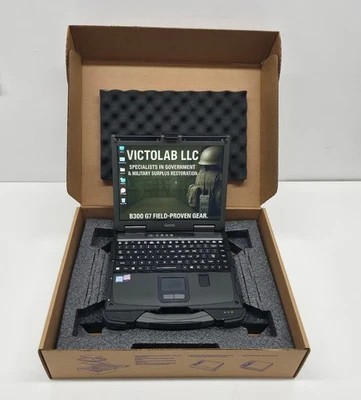 Getac B300 G7 i7 8th Gen 8GB 256GB SSD Win 11 TPM WiFi BT Touch GPS 4GLTE DVD - Image 1 of 4