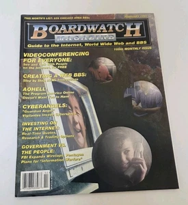 February 1996 Boardwatch Magazine-Guide to the Internet, World Wide Web and BBS - Afbeelding 1 van 3
