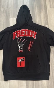 A Nightmare On Elm Street Freddy Krueger Hoodie Men’s Large Black Dream Warriors - Picture 1 of 7