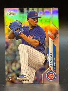 2020 Topps Chrome #110 Adbert Alzolay Cubs RC Refractor - Picture 1 of 2
