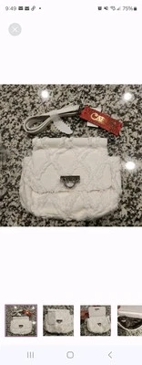 Сумочка через плечо Carlos Santana белая - Изображение 1 из 4