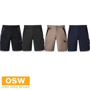 Men's Streetworx Tough Stretch Fabric Short Ultraviolet Modern Straight FT ZS550 - Picture 1 of 11