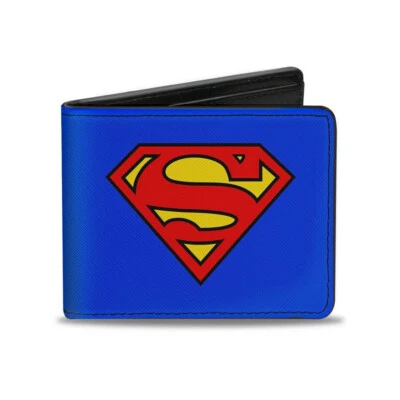 Superman Shield Blue Red Yellow Wallet NWT - Image 1 of 2