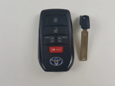 ORIGINAL TOYOTA SIENNA 21-25 OEM SMART KEY LESS ENTRY REMOTE FOB BLUE LOGO BLANK - Image 1 of 4