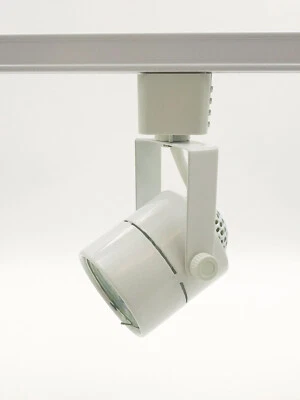   120V Track Lighting Head,120V ,MR16,GU10 Socket White Finish ,101 WH - Image 1 of 4