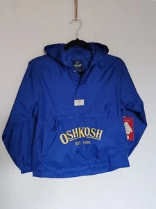 Oshkosh B' Gosh Royal Blue Kids Wind/Rain Jacket Pouch Fold Size 8/10 - Picture 1 of 9