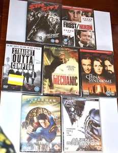 Sealed DVD Bundle Sin City 7x Frost Nixon Alien Mechanic Lot Deal Region 2 - Picture 1 of 17