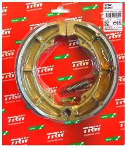 Zapatas de freno trasero para Suzuki GS 450 1980-88 TRW-Lucas brake shoes MCS907 - Imagen 1 de 1