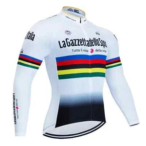 Maglia ciclismo Giro d'Italia autunnale felpa maniche lunghe abbigliamento bici - Foto 1 di 13