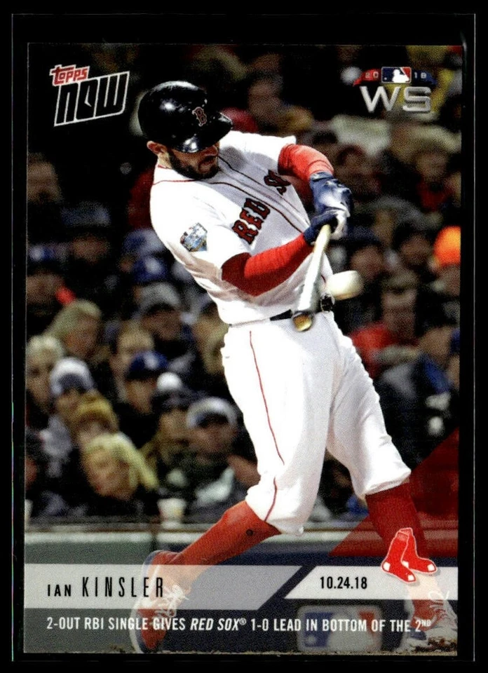 2018 Topps Now 931 Ian Kinsler Boston Red Sox World Series PR 409 - Image 1 of 2