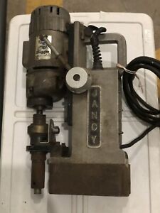 Jancy SLUGGER Portable Magnetic Mag Drill Press - USED / WORKS !!