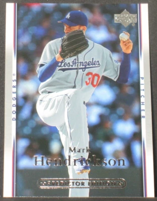 Mark Hendrickson 2007 Upper Deck Predictor Edition Silver Parallel #770 Dodgers - Image 1 of 2
